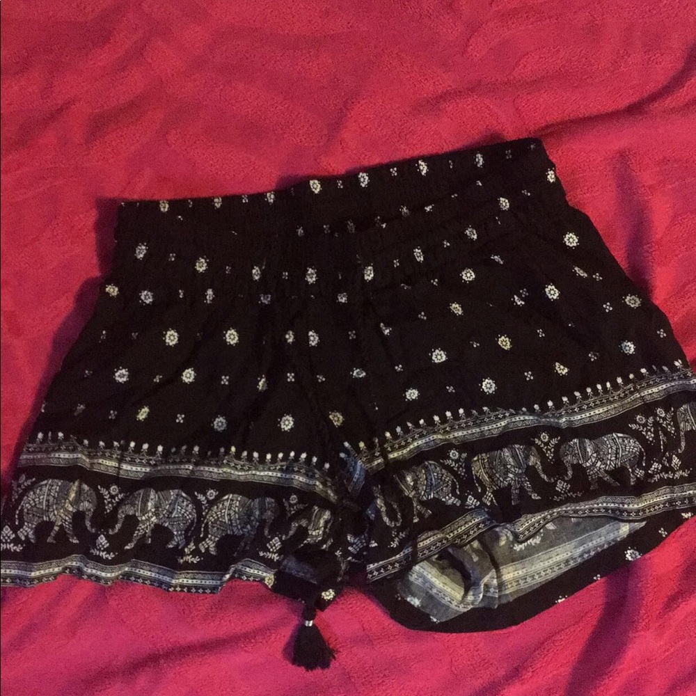 Black stylish shorts